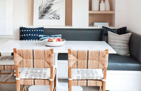 Tận dụng không gian căn bếp bằng đồ nội thất gỗ