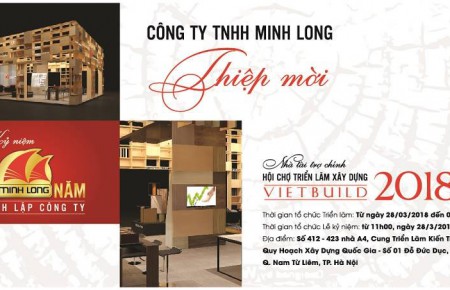 Thư mời tham dự Lễ kỷ niệm 10 năm thành lập công ty và Triển lãm Vietbuild