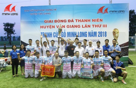 Giải bóng đá Thanh niên tranh cúp Gỗ Minh Long đã tìm ra nhà vô địch
