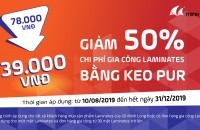 GỖ MINH LONG GIẢM 50% CHI PHÍ GIA CÔNG LAMINATES BẰNG KEO PUR