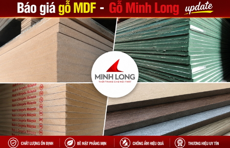 Báo giá gỗ MDF mới nhất