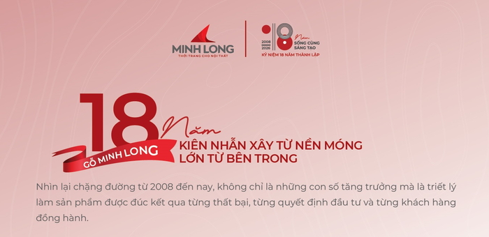 Gỗ Minh Long và 18 năm kiên nhẫn - xây từ nền móng, lớn từ bên trong