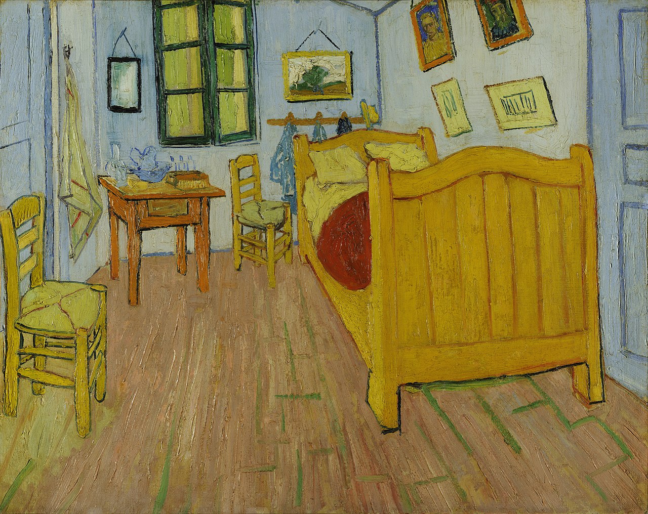  Phòng ngủ ở Arles (Bedroom in Arles) - Vicent Van Gogh 