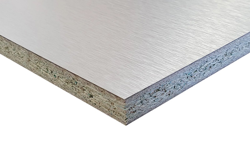 Laminate kim loại thật trên gỗ