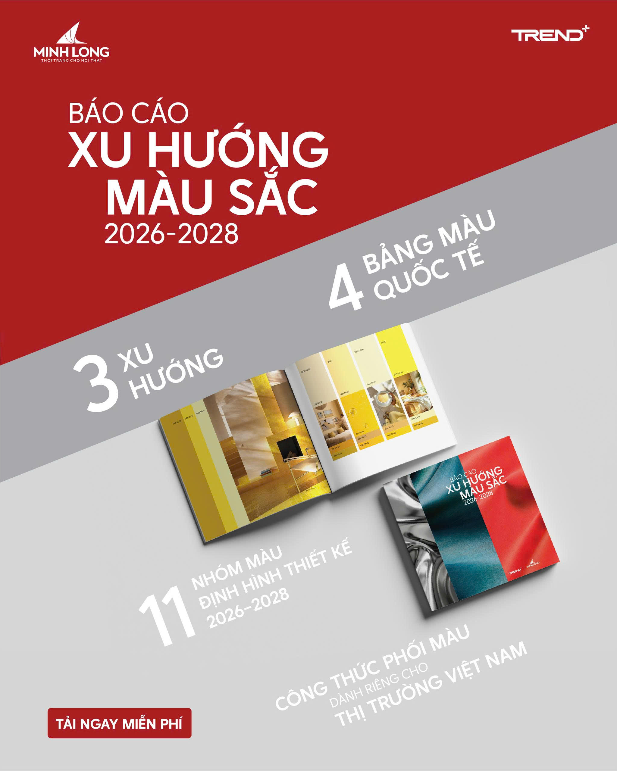 Trend+ ra mắt báo cáo xu hướng màu sắc 2026-2028