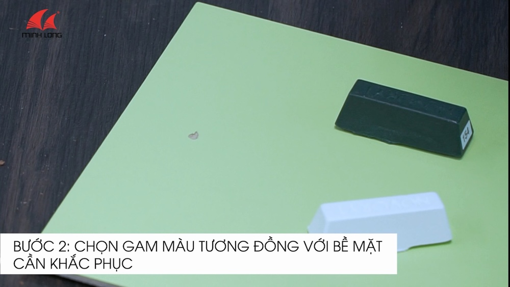 chon gam mau tuong ung voi be mat