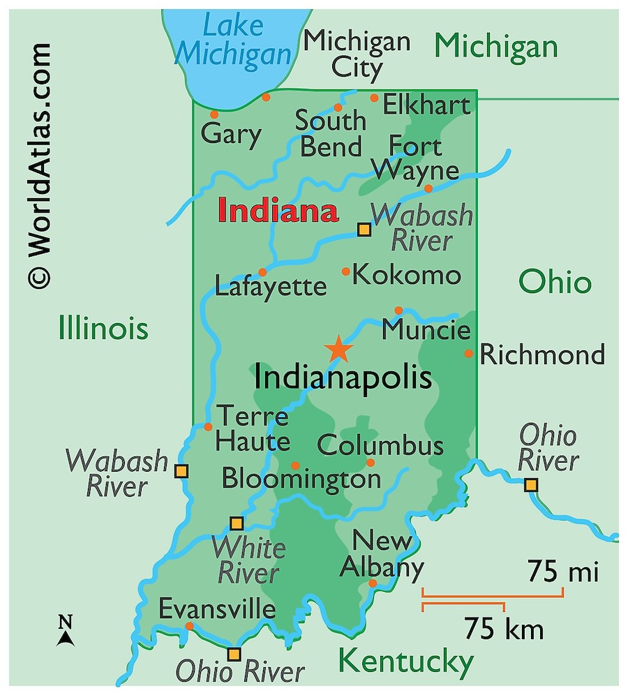 indiana map