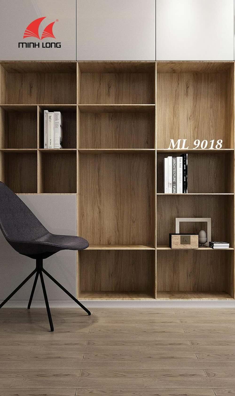 be mat melamine ml 9018 go minh long