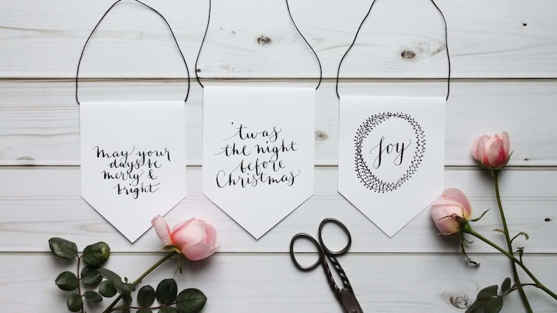 trang tri giang sinh dep don gian